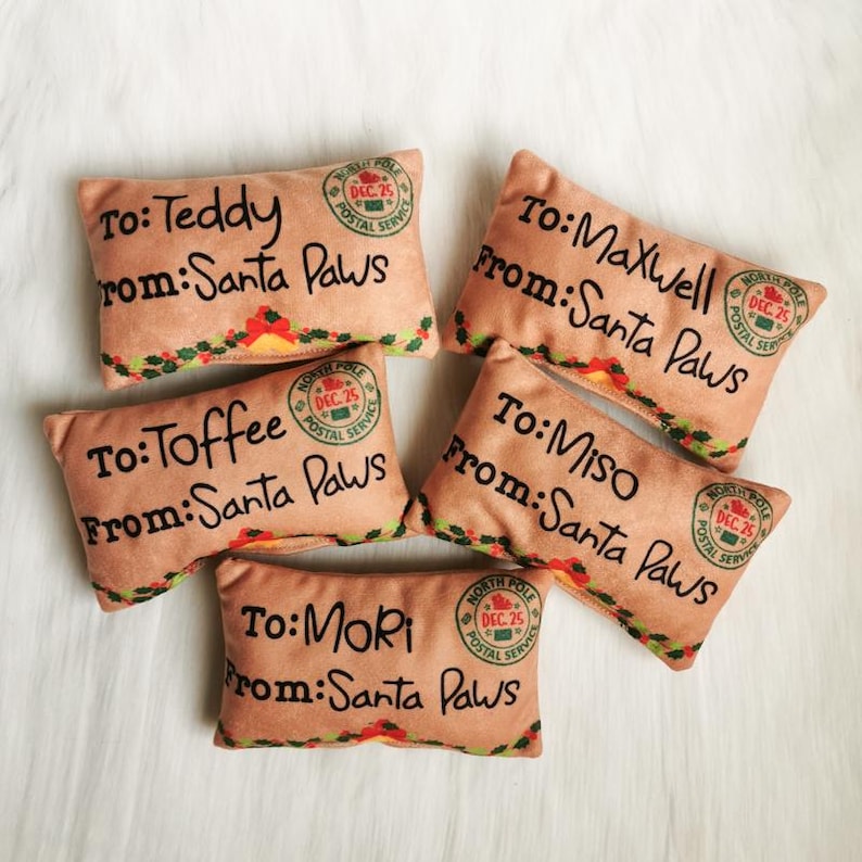 Catnip Personalised Letter From Santa Cat Toy, Christmas Catnip Gifts