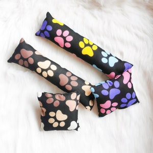 Paw Fabric Catnip Kicker and Pillows, Interactive Cat Toys for Feline Enrichment, Gotcha Day and Birthday Gifts for Cats, New Pet Presents