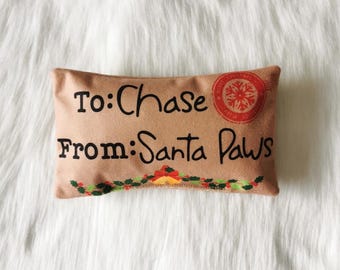 Personalised Letter from Santa Dog Toy, Christmas Dog Toy Gifts for Dog Lovers, Cute Dog Xmas Presents, Stocking Fillers for Dogs