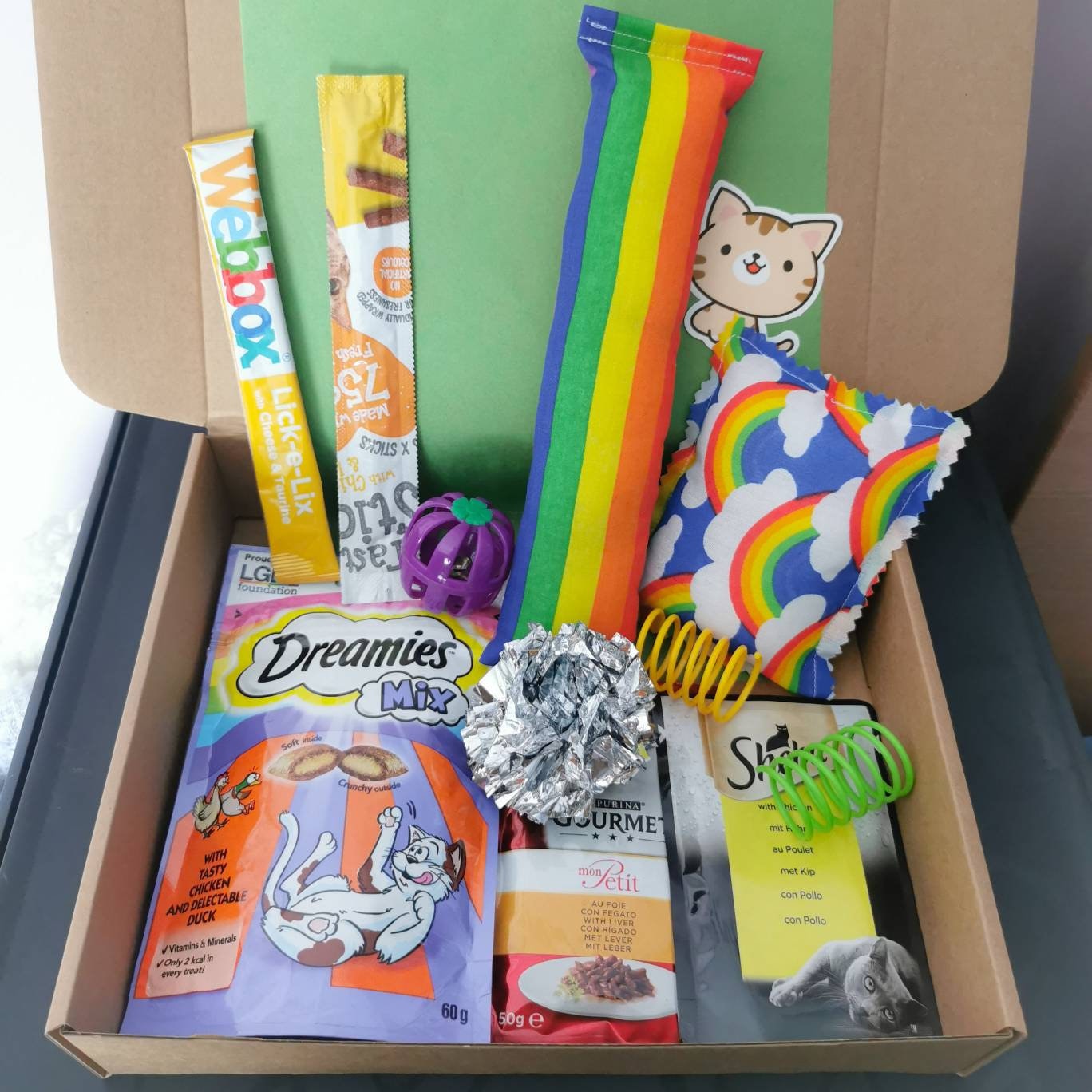 Cat Toy and Treat Gift Box Cat and Kitten Gift Box Cat Etsy