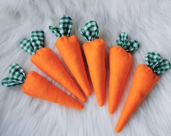 Handmade Catnip Carrot, Felt Cat Toys, Easter Cat Toys, Gifts for Cat Lovers, Small Kitten Presents, Gotcha Day Gifts, New Pet Present