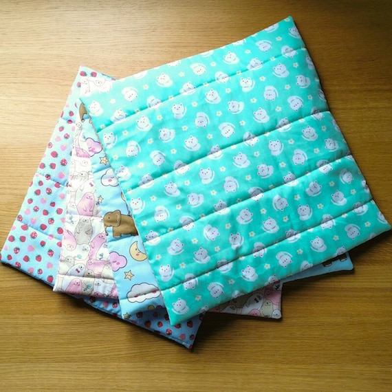 Refillable Catnip Mat, 16 x 16" Quilted Mat for Cats, Cute Sleep Mat For Kittens, New Pet Presents, Gotcha Day Gifts, Cat Birthday Gift