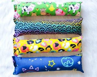 Handmade 10" Colourful Catnip Kickers Filled With High Quality Strong Smelling Catnip, Gifts For Cat Owners For Cat Enrichment, Cute Cat Toy