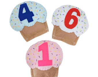 Personalised Catnip Toy Birthday Cupcake, Handmade High Quality Gotcha Day Gift, Pet Birthday Presents, Cat Lover Gifts