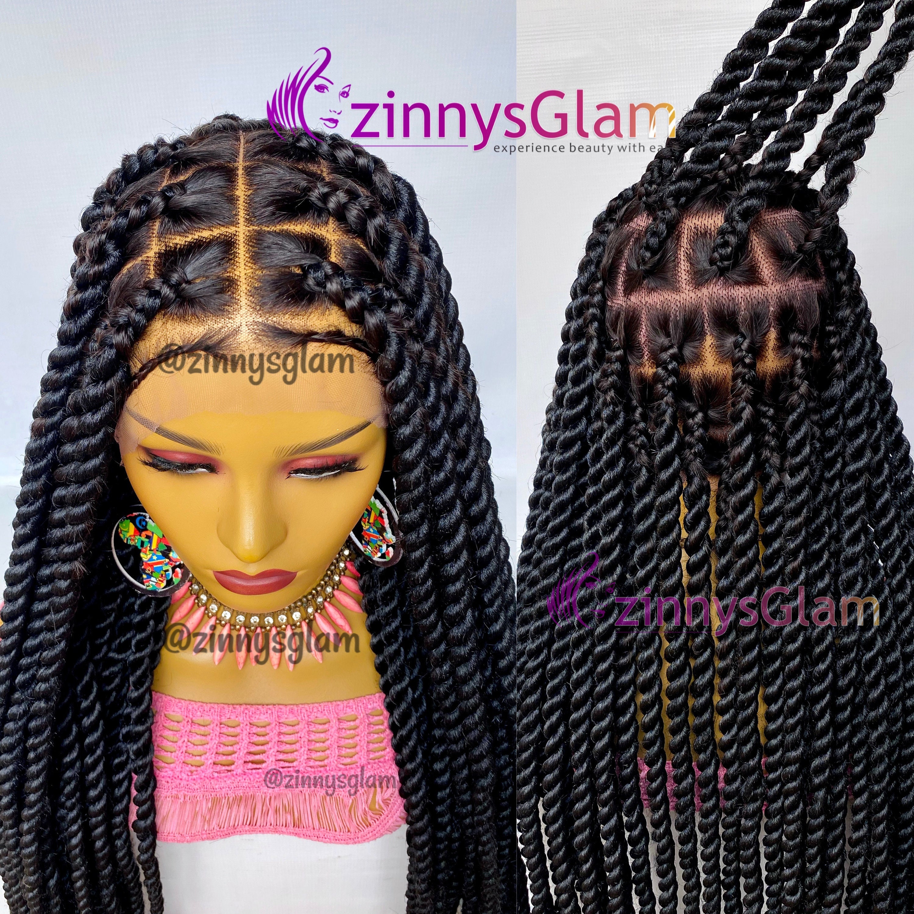 Image of Twisted braids jumbo knotless braids