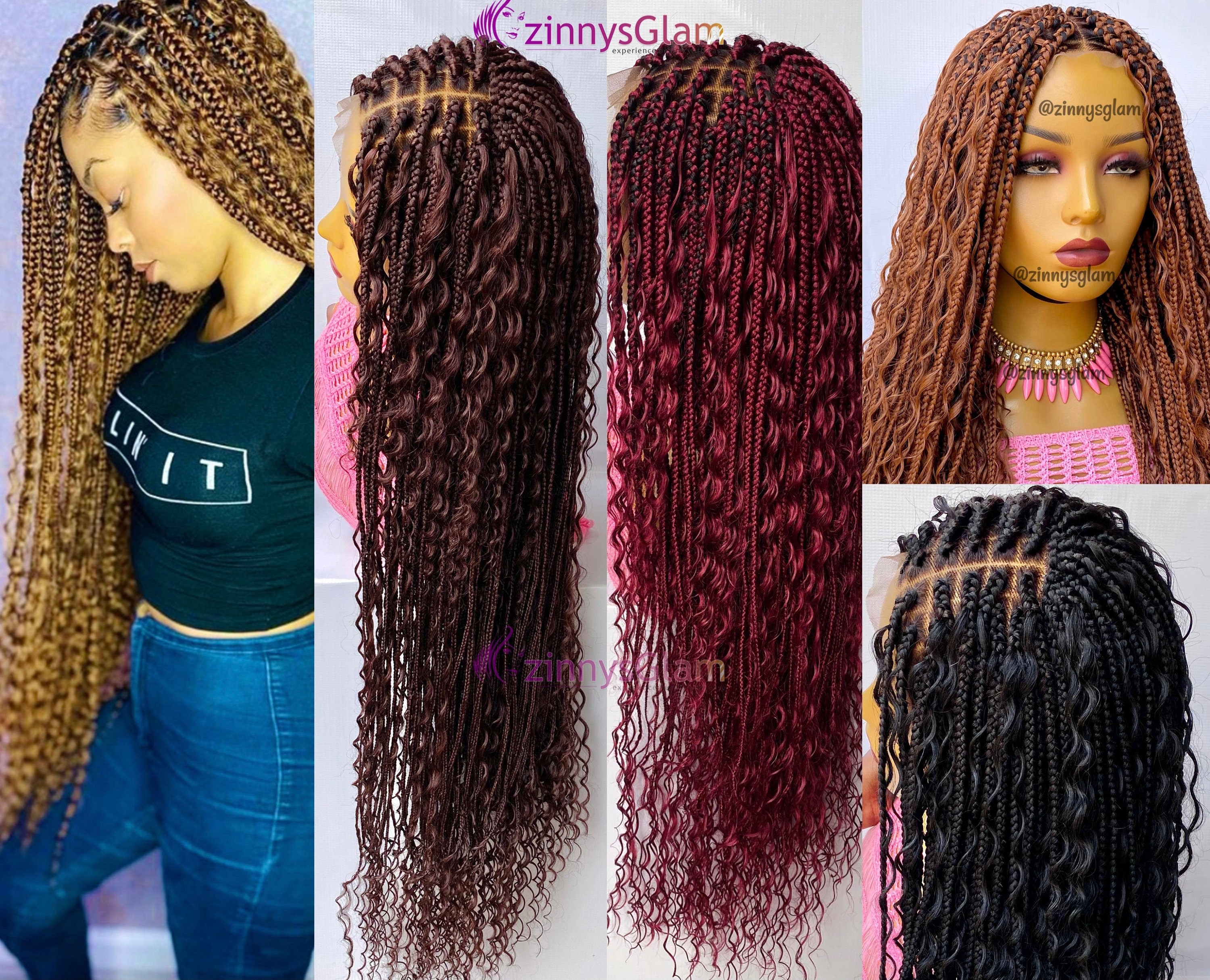 Boho/ Goddess Human Hair Curls  Real human hair bundles for Goddess braids  – DDS Hair Service