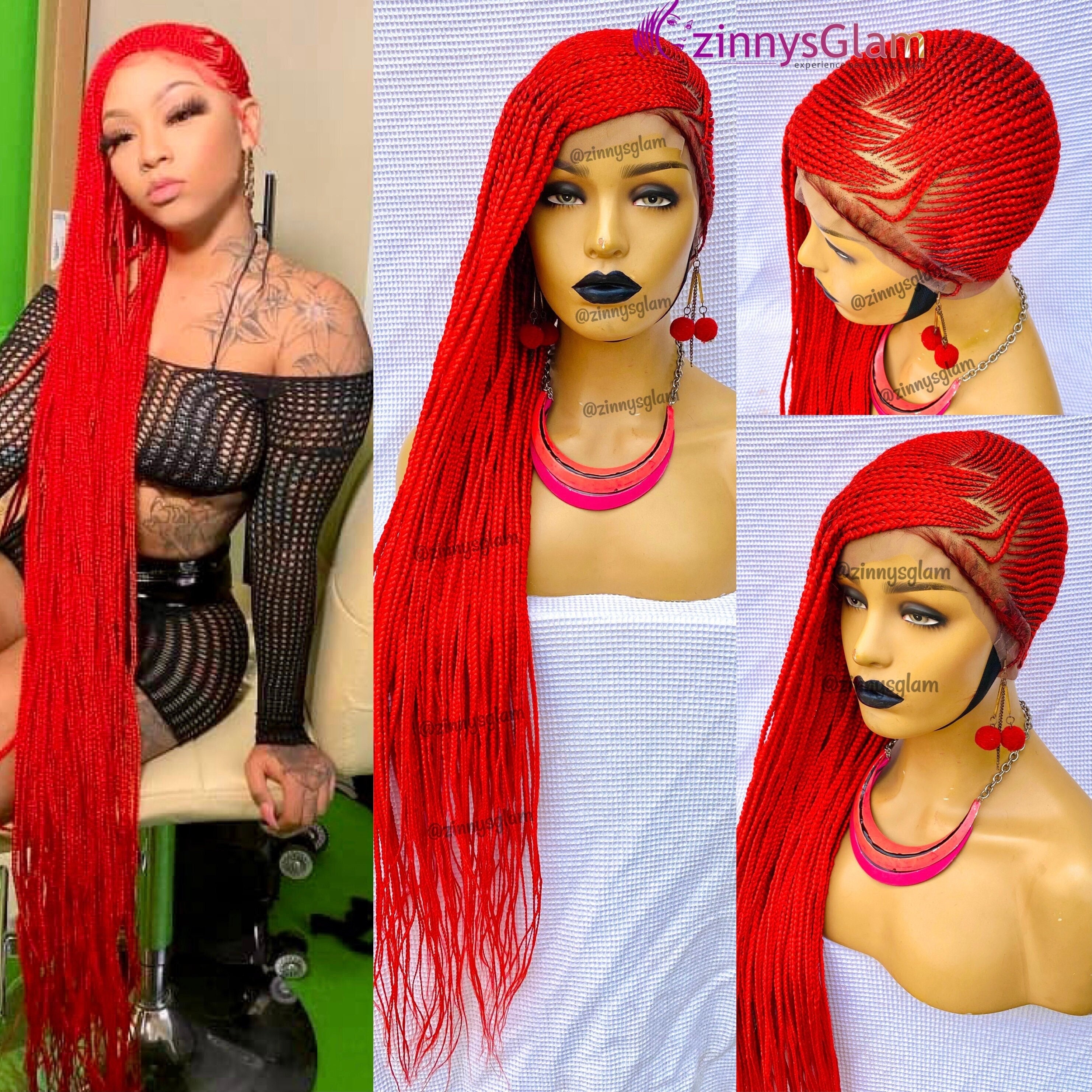 Red lemonade online braids