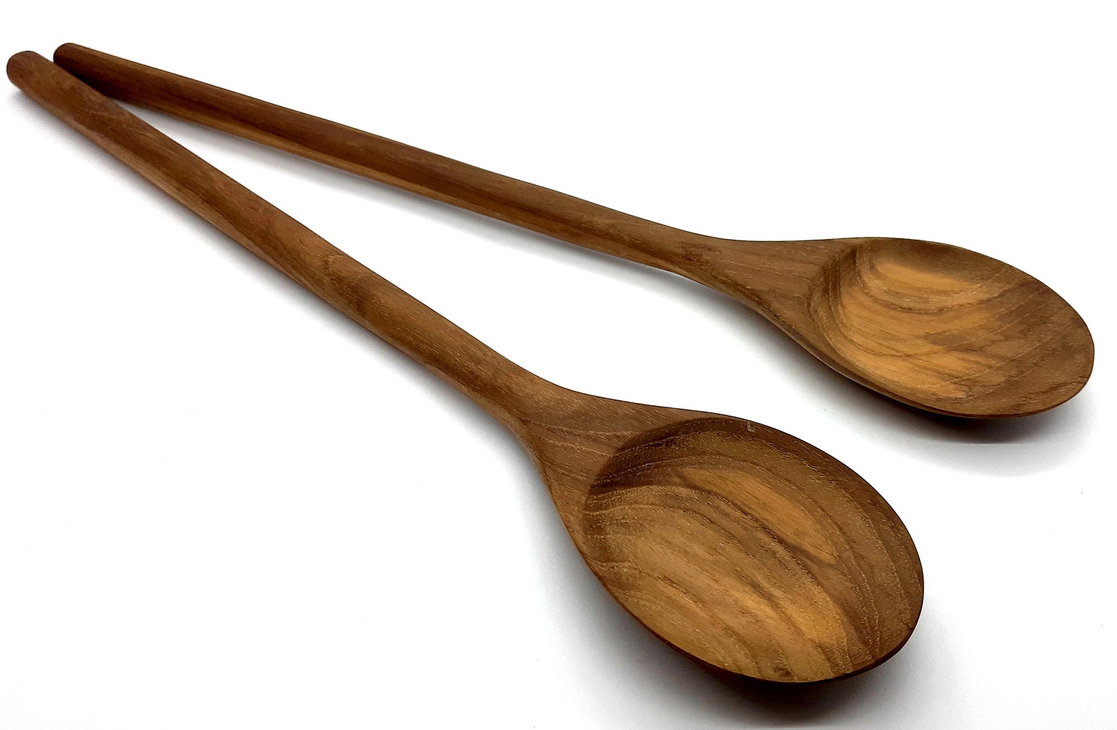2PCS Wooden Spoon Long Handle for Kitchen Cooking Made Using Etsy