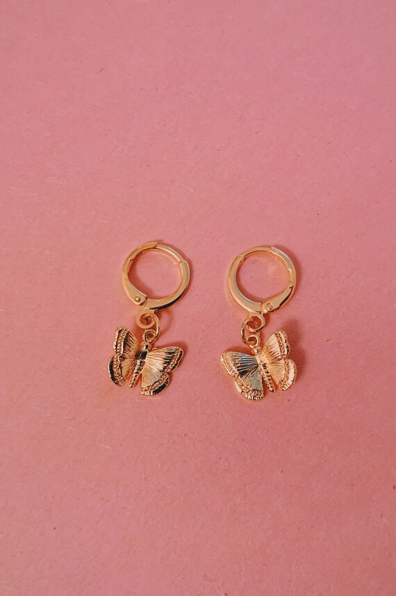 Brandy Melville Silver Butterfly Earrings - $14 (68% Off Retail) - From JC