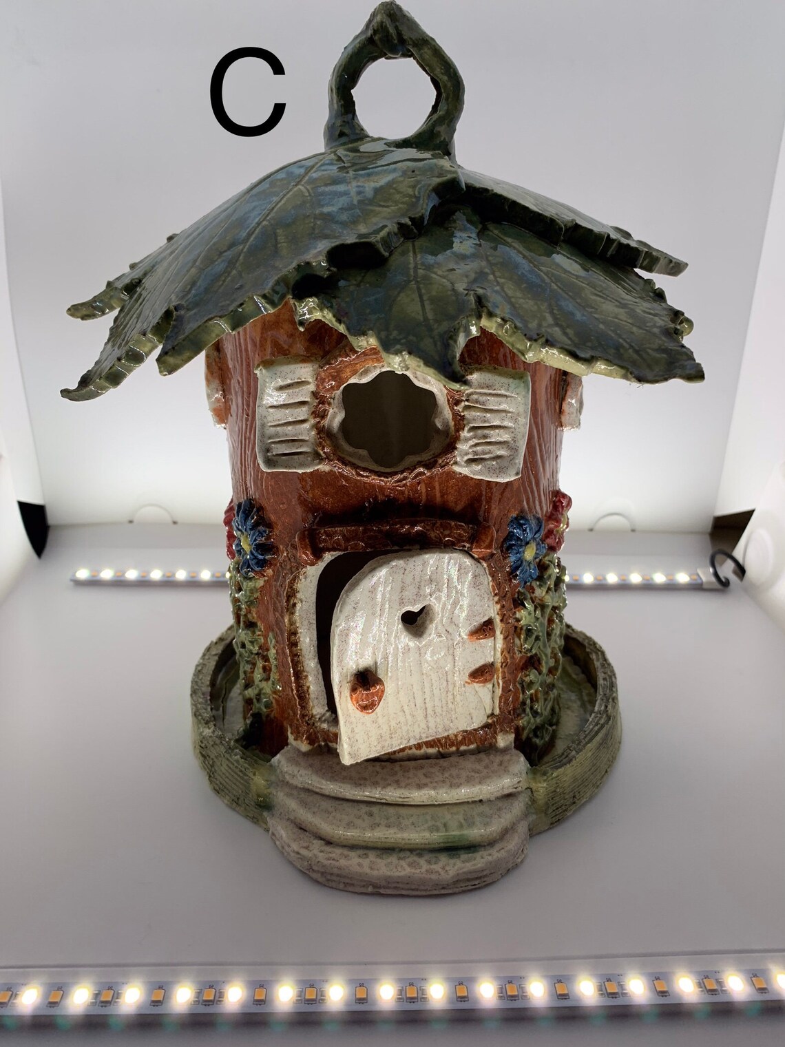 Handmade ceramic birdhouse one of a kind Etsy