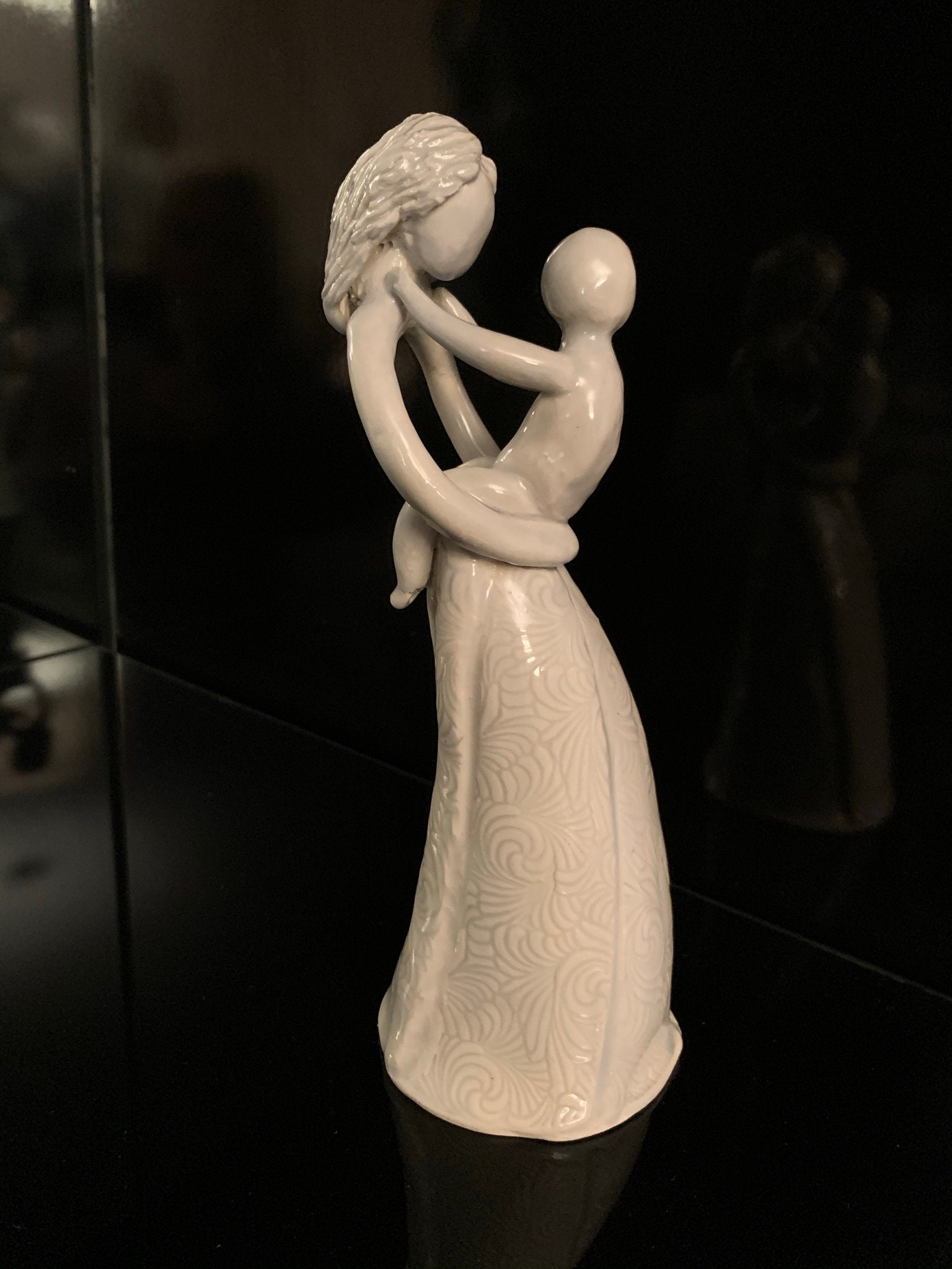 Mother and Child sculpture one of a kind handmade ceramics Etsy