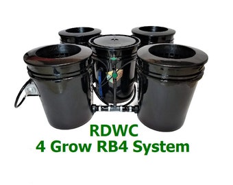 Grow 4 RB4 RDWC System Recirculating Deep Water Culture