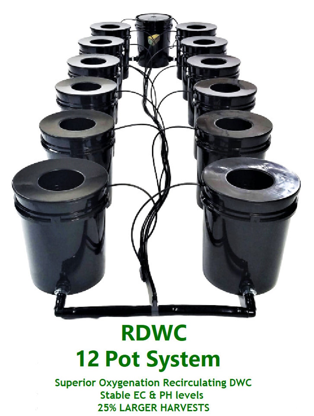 Grow 12 Recirculating Deep Water Culture RDWC System DWC Etsy