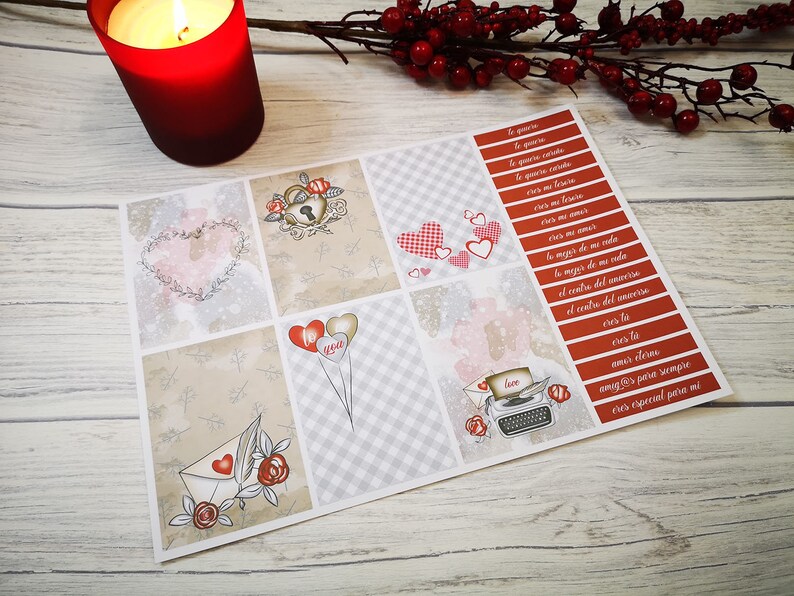 Colecci\u00f3n de papeles digitales scrapbooking Cocinando Scrap LOVE INCONDICIONAL