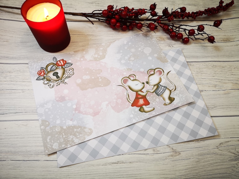 Colecci\u00f3n de papeles digitales scrapbooking Cocinando Scrap LOVE INCONDICIONAL