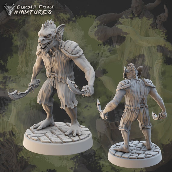 Mongrelfolk Rogue Dnd Medium Size 3D Printed Miniature Etsy