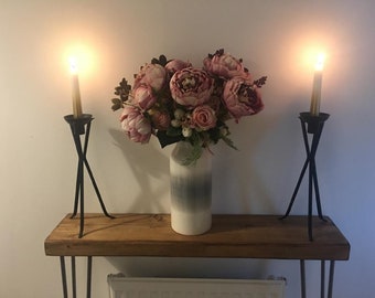 Rustic Console/radiator/hallway Table 15cm Wide Reclaimed | Etsy