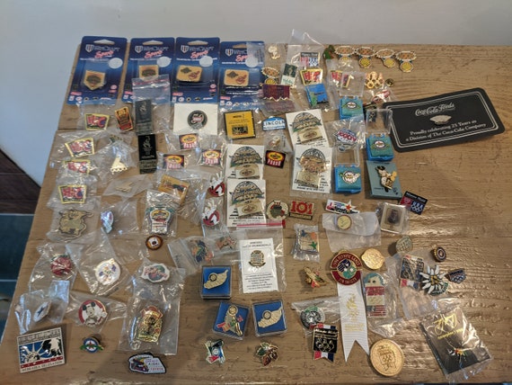 1980s-1990s Vintage Pin Collection