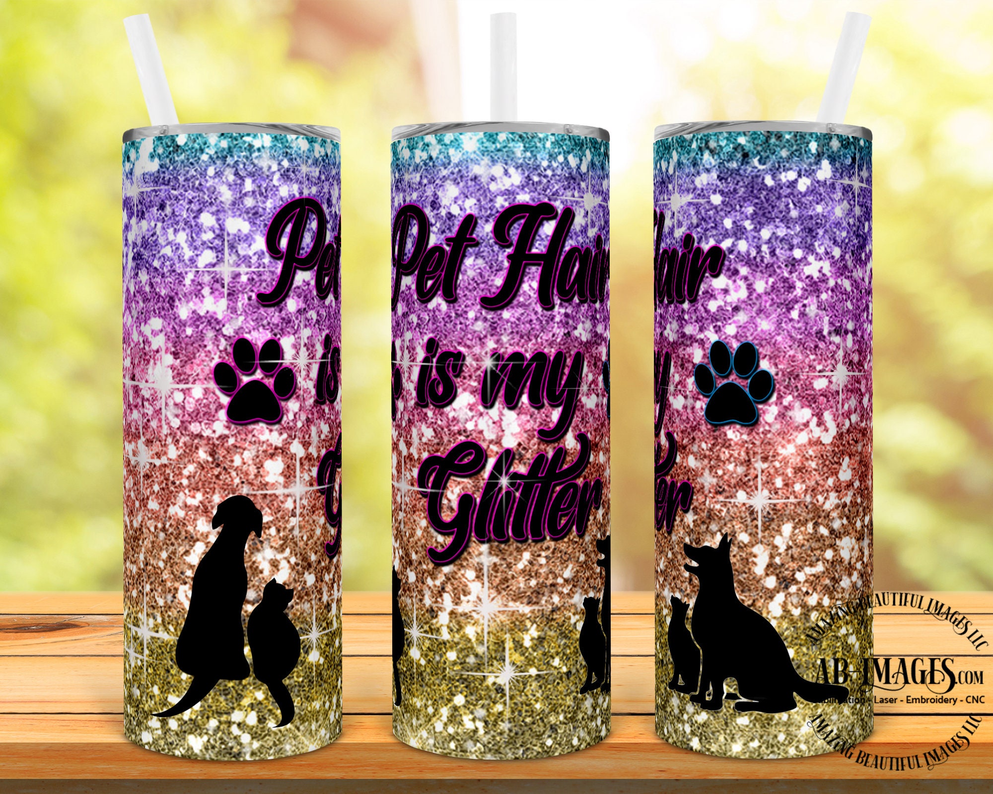 Pet Hair Is My Glitter With Dog And Cat Oz Skinny Tumbler Etsy Pet Hair Is My Glitter With Dog And Cat Oz Skinny Tumbler Etsy