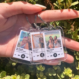 Custom Album Keychain | Custom Song Keychain | Spotify Keychain | Double-sided keychain | Album Keychain | Keychain Song Album |