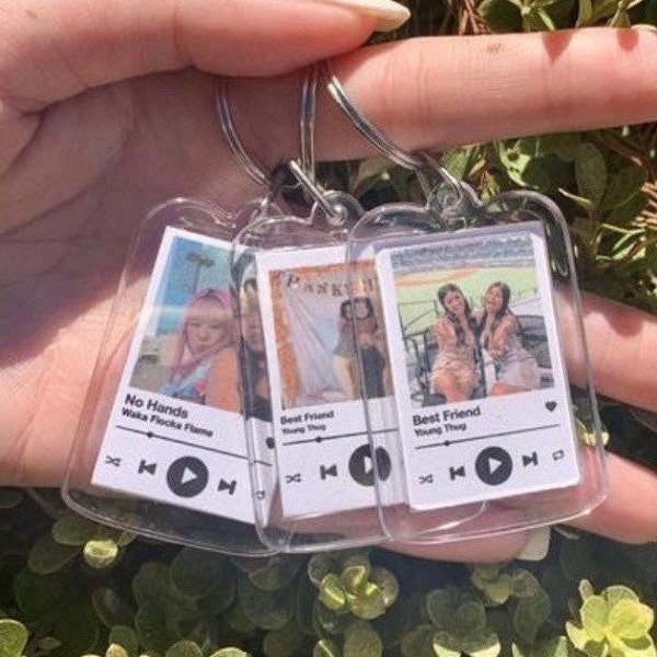 Custom Album Keychain| Custom Song Keychain| Spotify Keychain| Double-sided Keychain| Album Keychain| Keychain Song Album| Keychain| Custom