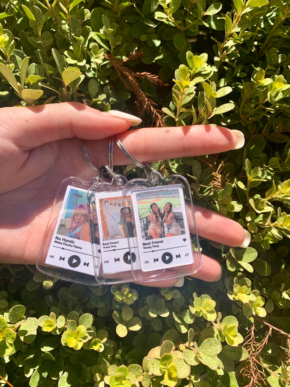 Custom Album Keychain Custom Song Keychain Spotify Etsy