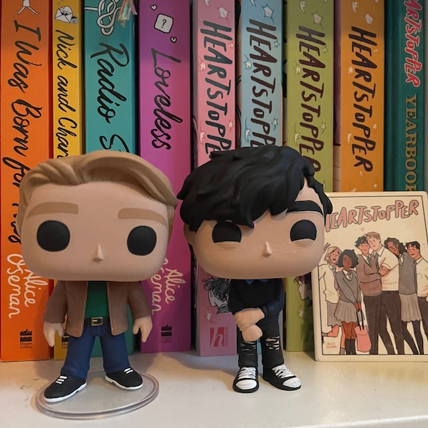 Heartstopper Nick and Charlie Plastic Figurines