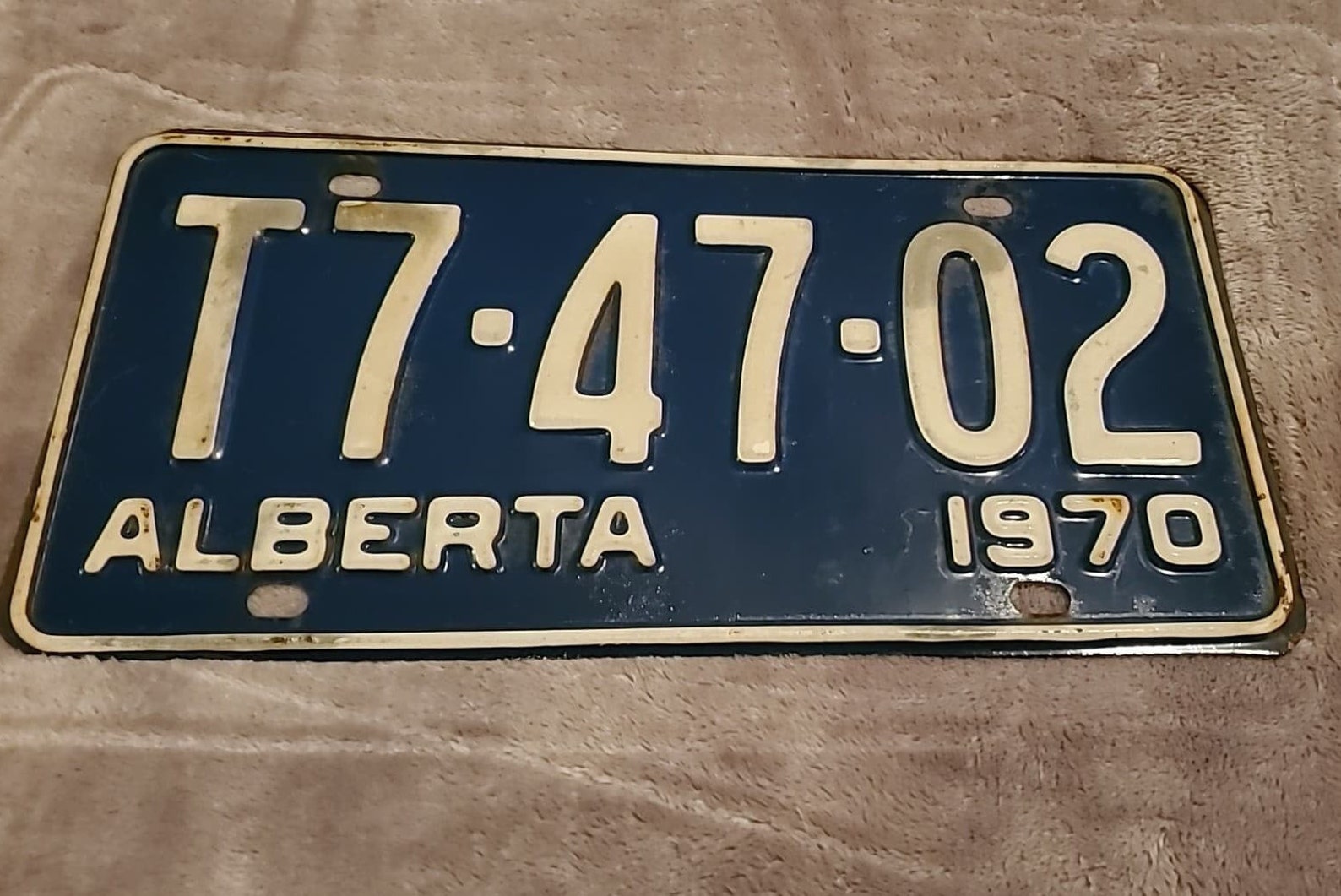 1970 Alberta License plate Etsy