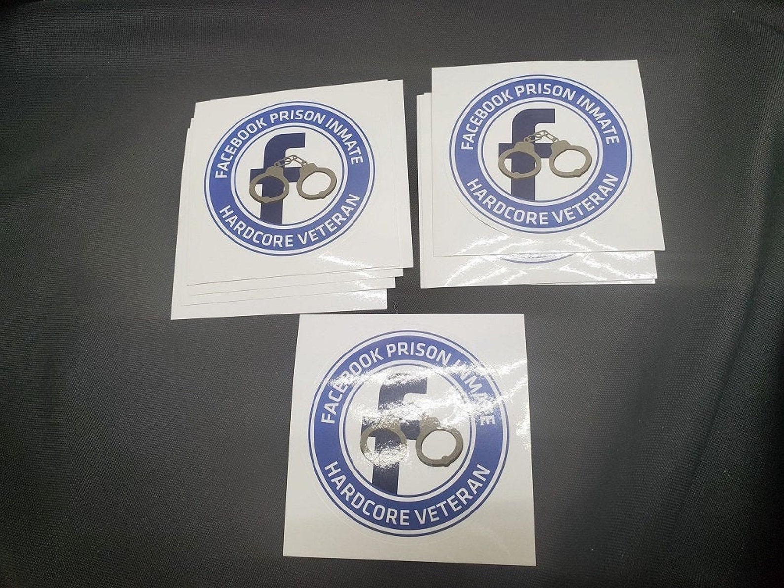 Facebook Jail bumper stickers 3 inch three for 6 bucks Etsy