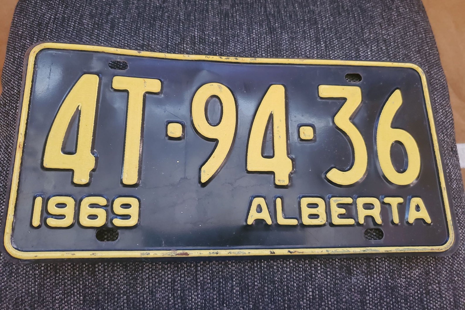 1969 Alberta License plate Etsy
