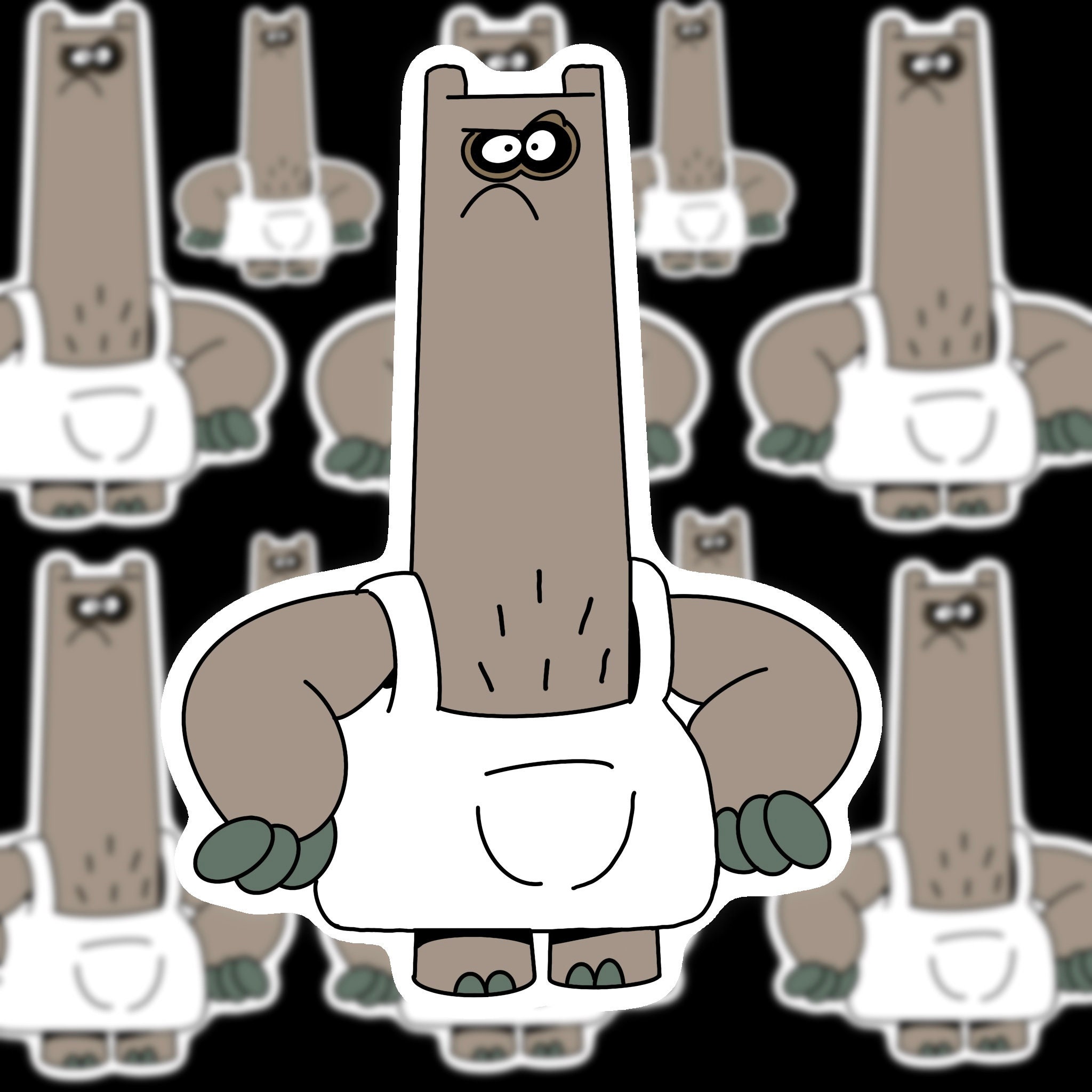 Schnitzel from Chowder Cartoon Network Character Rada Rada Etsy