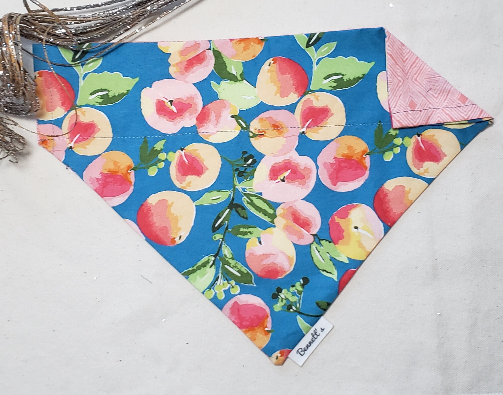 Winter Pfirsich Hund Bandana Etsy