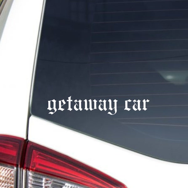 Sticker autocollant Taylor Swift Getaway imperméable - Sticker réputation Taylor Swift - Sticker pour voiture