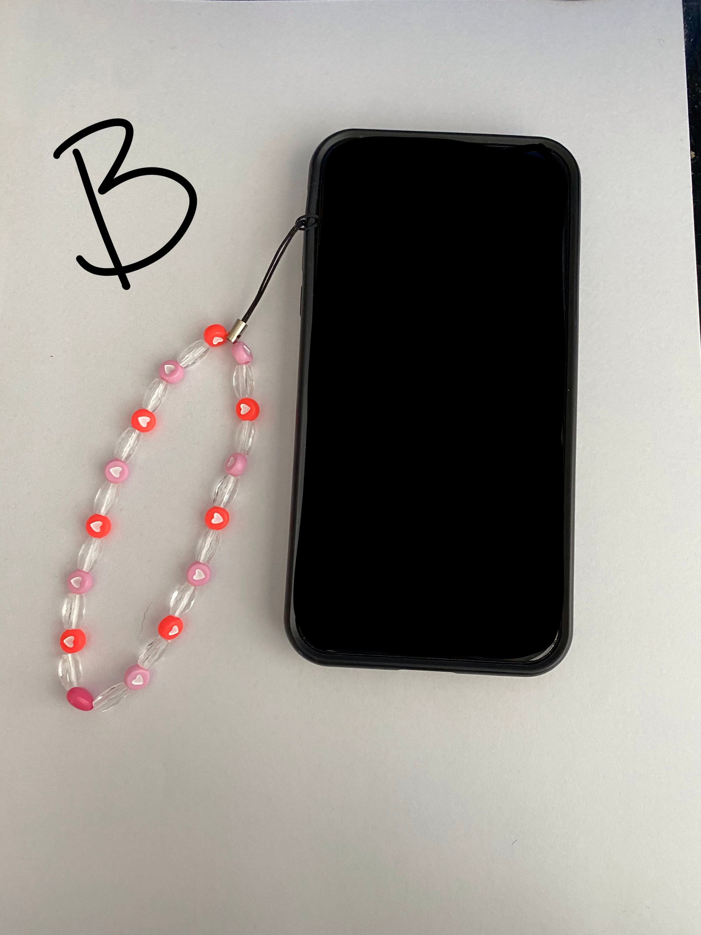 Beaded Phone Chain Accessory Etsy