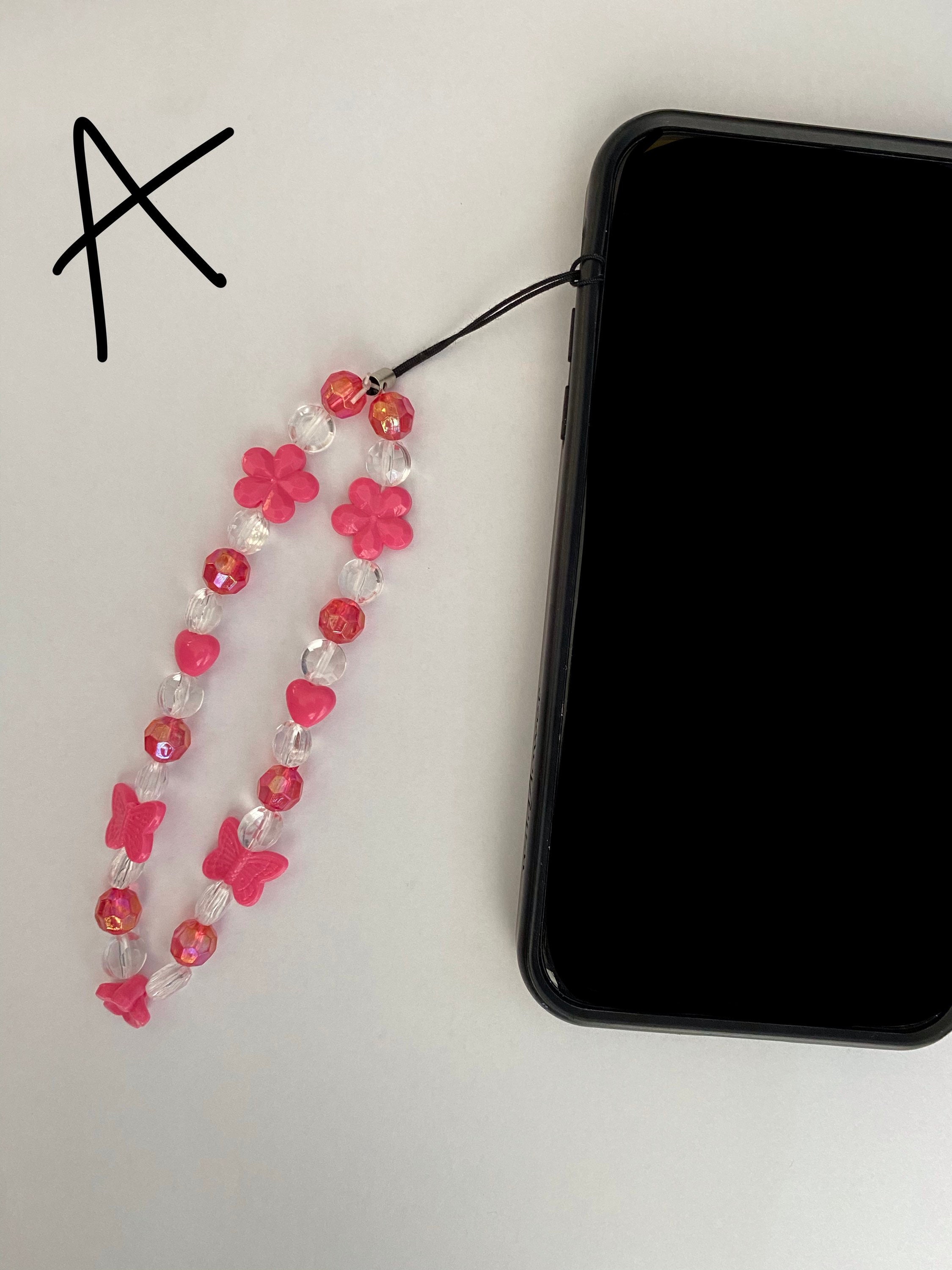 Beaded Phone Chain Accessory Etsy