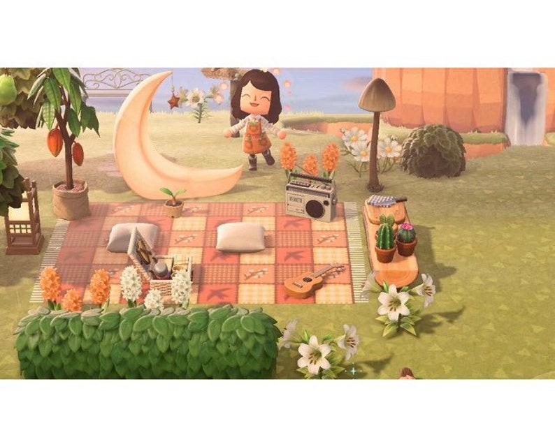 Acnh cozy picnic area animal crossing new horizons Etsy