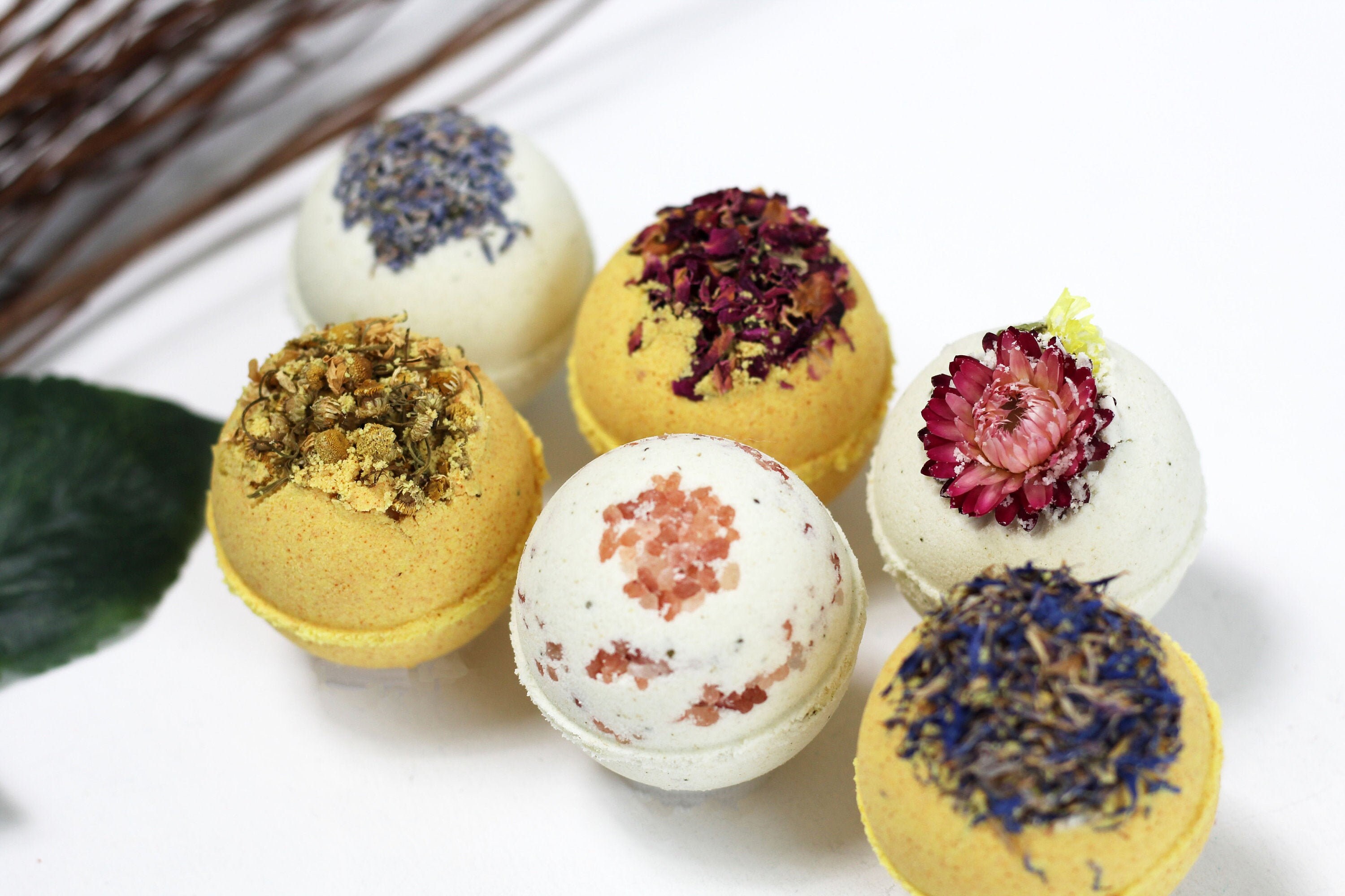 Botanical Bath Bombs | All Natural Bath Bombs | Fragrance Free | Dye …