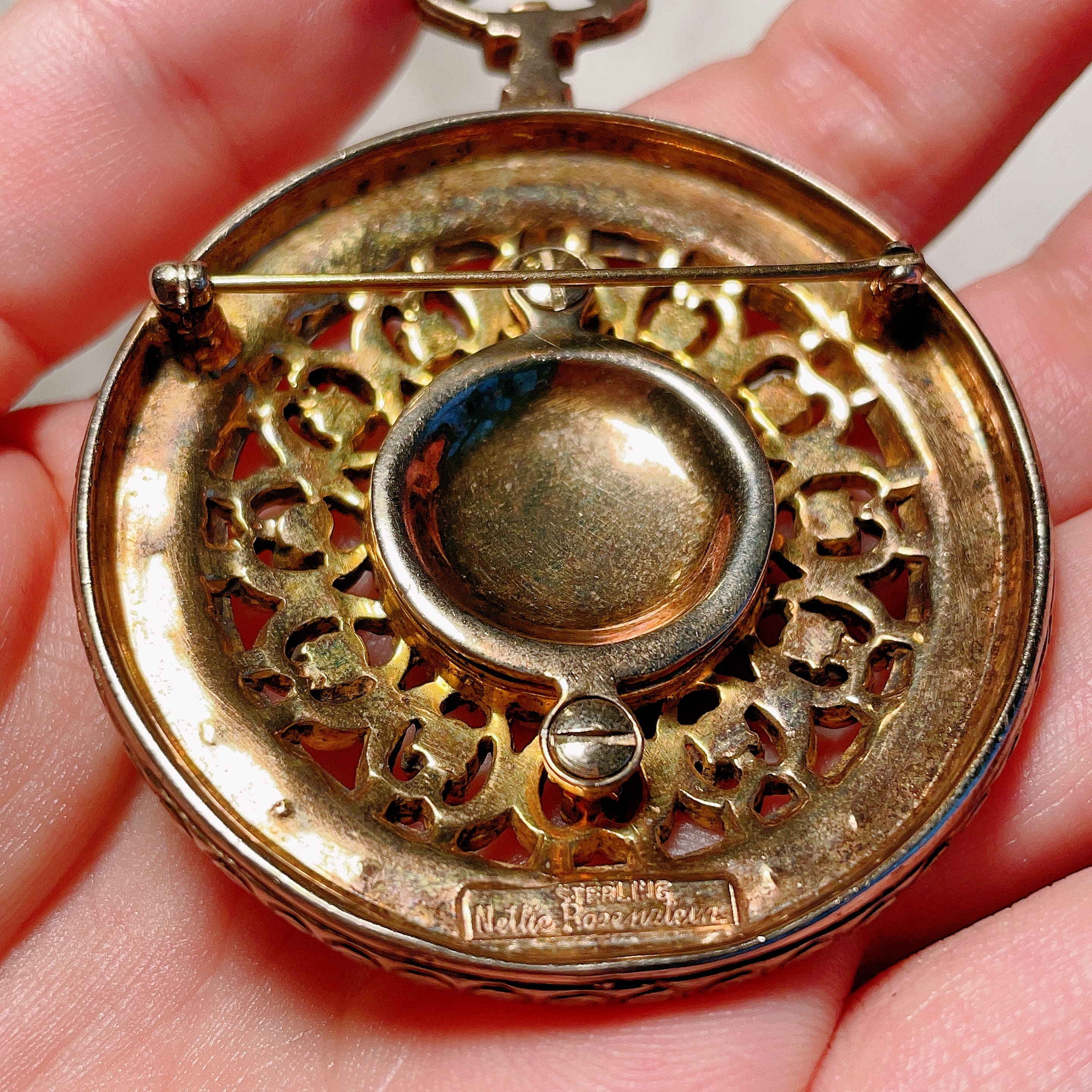 Signed Nettie Rosenstein Sterling Brooch - Etsy