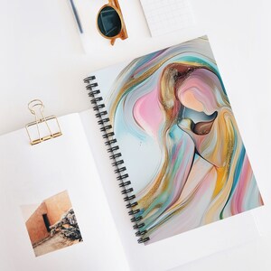 Diario de amor manifiesto / Regalo de líneas rayadas / Cuaderno de recuerdos para parejas / Hermoso diario de amor / Diario de líneas rayadas para manifestar amor / Cuaderno