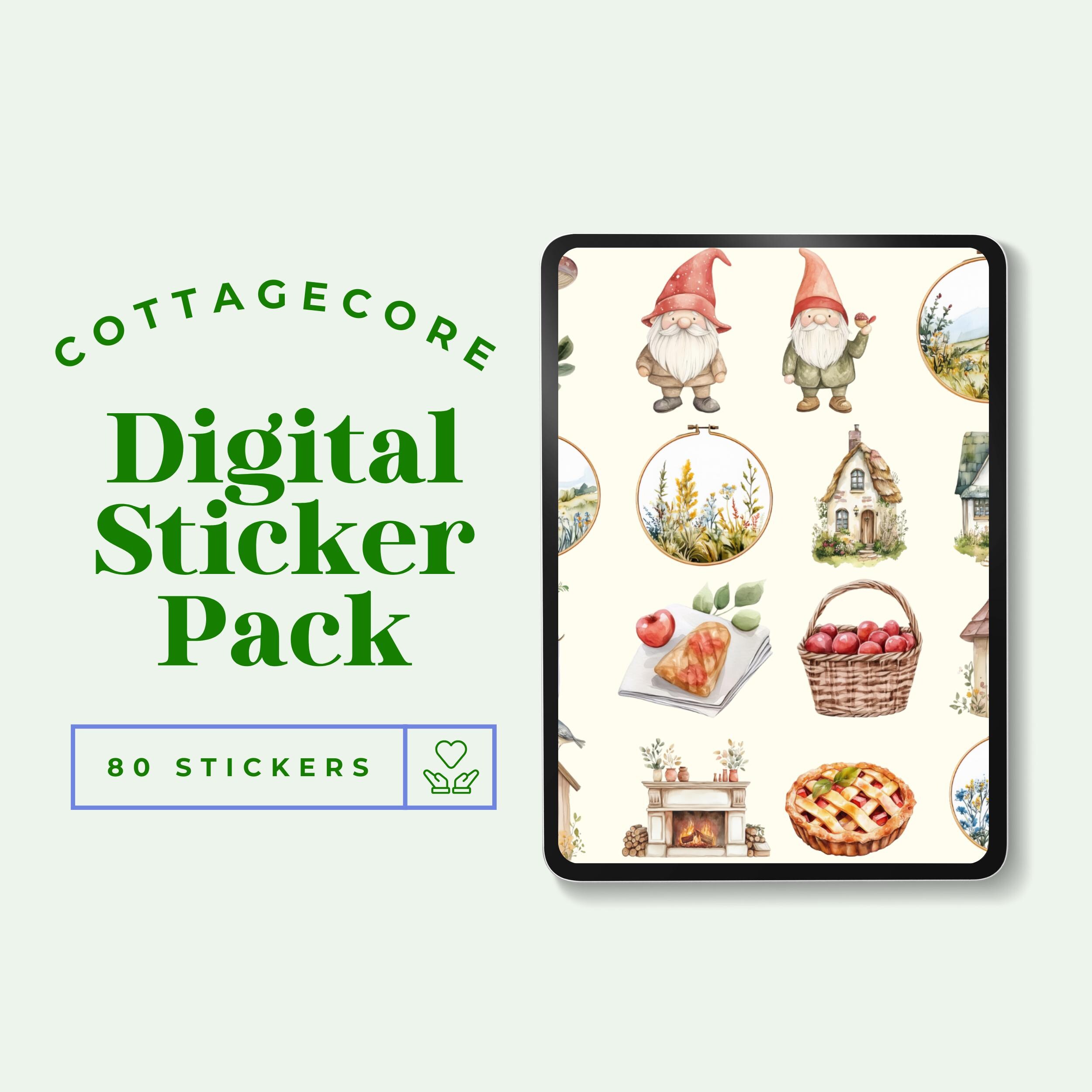 Cottagecore Digital Stickers, Goodnotes Stickers, Notability Stickers ...
