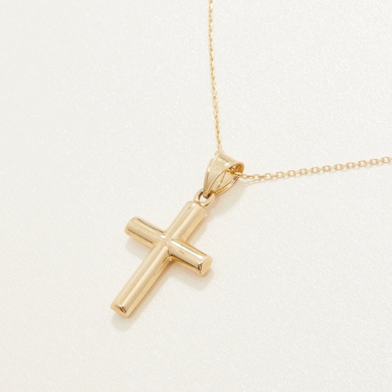 Small Cross Necklace - Etsy