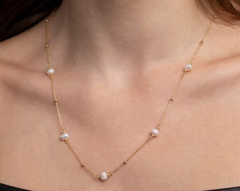 ブレスレット LESS IS MORE Y Pearl 14K Gold Field Necklace il_340x270.5247575038_28k7.jpg
