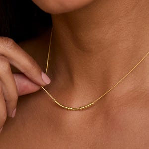 Morse Code Necklace, Morse Code Jewelry, Minimalist Necklace, Dainty Layering Chain, Personalized Gifts, Custom Necklace, Jewelry for Women
