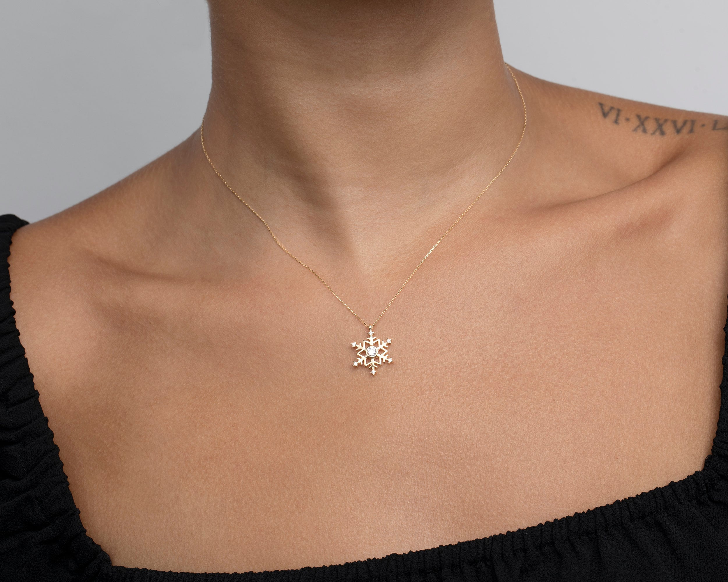 アクセサリー Luna Snowflake Necklace - gold / F Herlipto Luna Snowflake Necklace