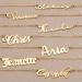 Custom Name Necklace, Personalized Silver Gold Necklace, Necklace with Name, Name Plate Necklace, Jewelry, Necklace for Women, Minimalist 