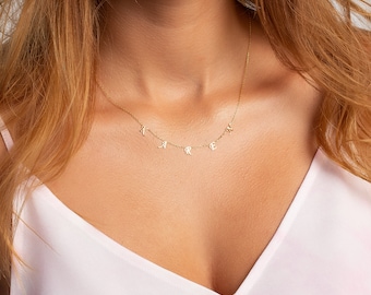 GRANDE VENTE - Collier nom, Collier personnalisé, Collier minimaliste avec nom, Collier initial, Bijoux faits à la main, Collier pour femmes, Cadeau