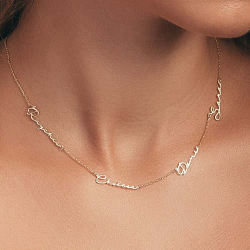 MULTIPLE NAME NECKLACE Family Necklace 