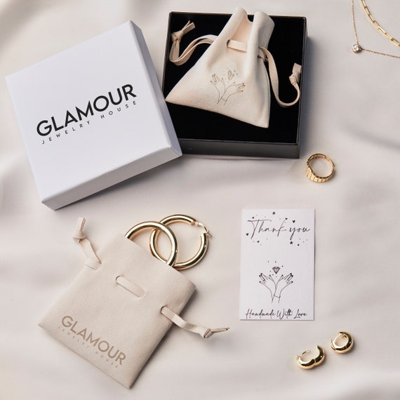 Set Orecchini Cerchio Oro 14k Donna - 17,7 Mm - Acciaio Inox 316L Ipoallergenico - Leggeri E Geometrici - Regalo Con Scatola