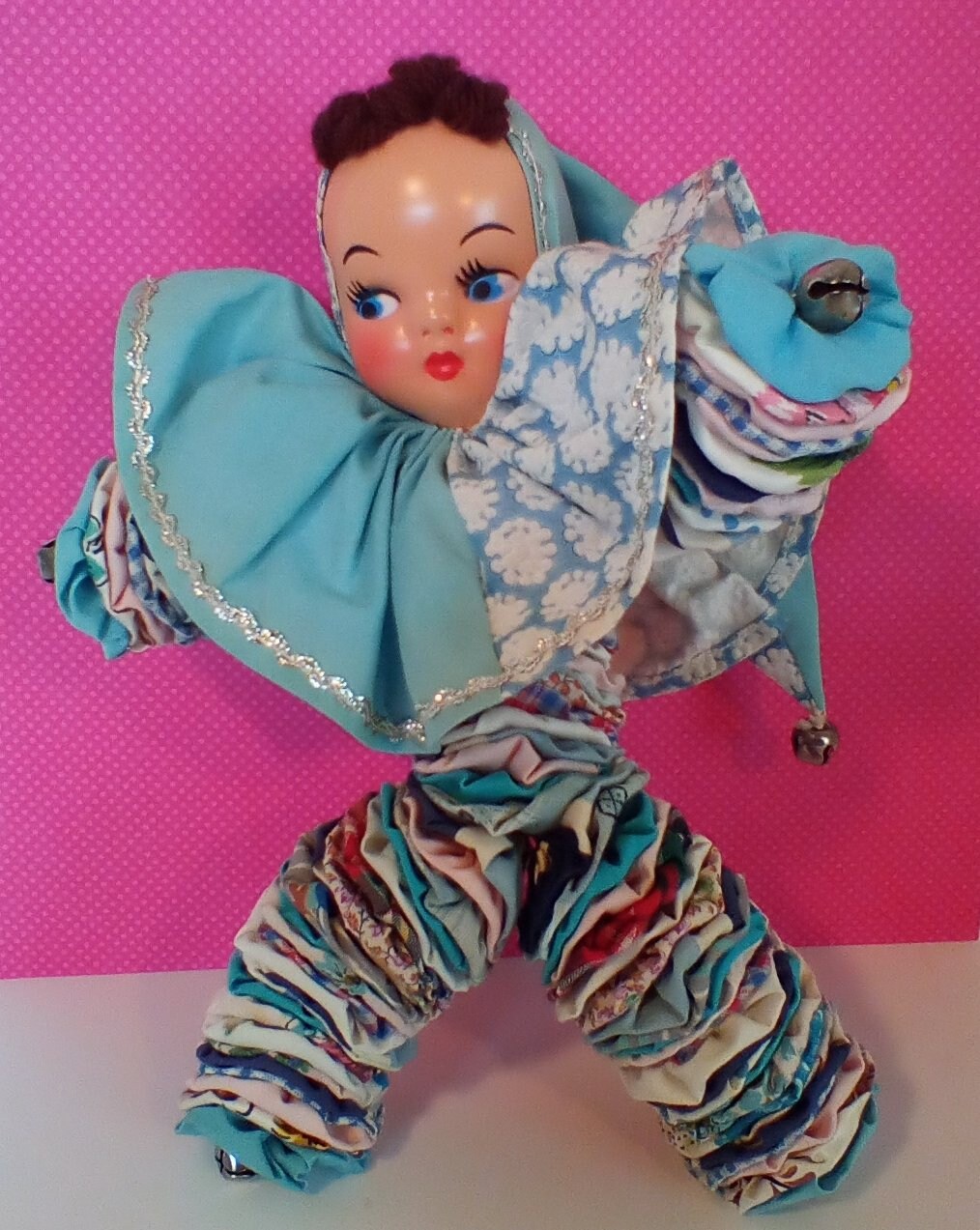 Vintage Handmade YoYo Doll unique eclectic toy child decor Etsy