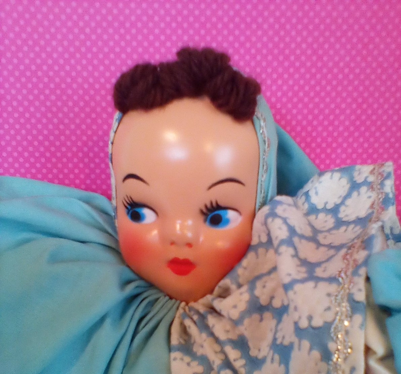 Vintage Handmade YoYo Doll unique eclectic toy child decor Etsy